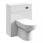 Nuie Mayford Back to Wall WC Toilet Unit 600mm W x 330mm D - Gloss White