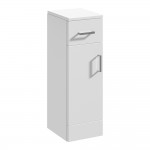 Nuie Mayford 1-Drawer, 1-Door Cabinet 250mm W x 300mm D - Gloss White