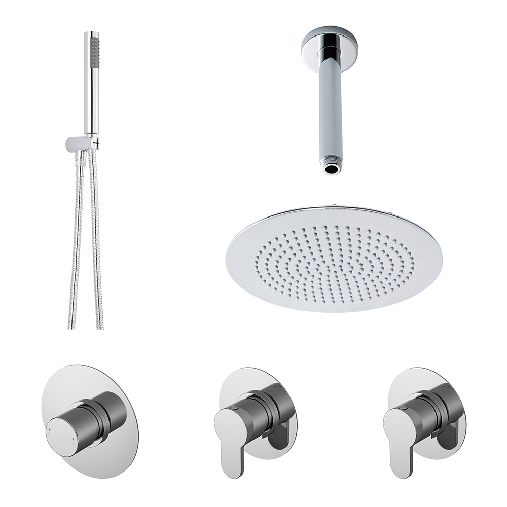 Nuie Arvan Thermostatic Concealed Mixer Shower with Shower Handset