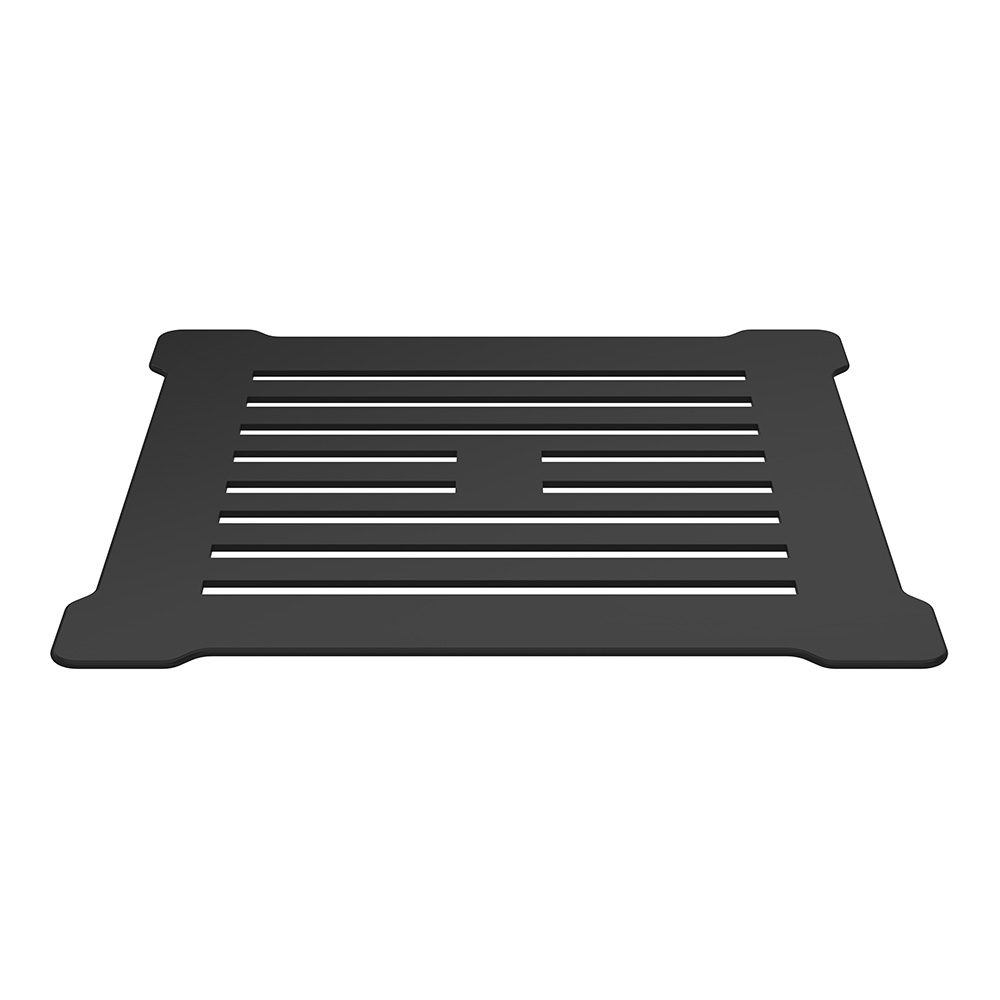 Hudson Reed Square Shower Tray Waste Top - Black Grill - STW002S ...